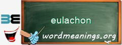 WordMeaning blackboard for eulachon